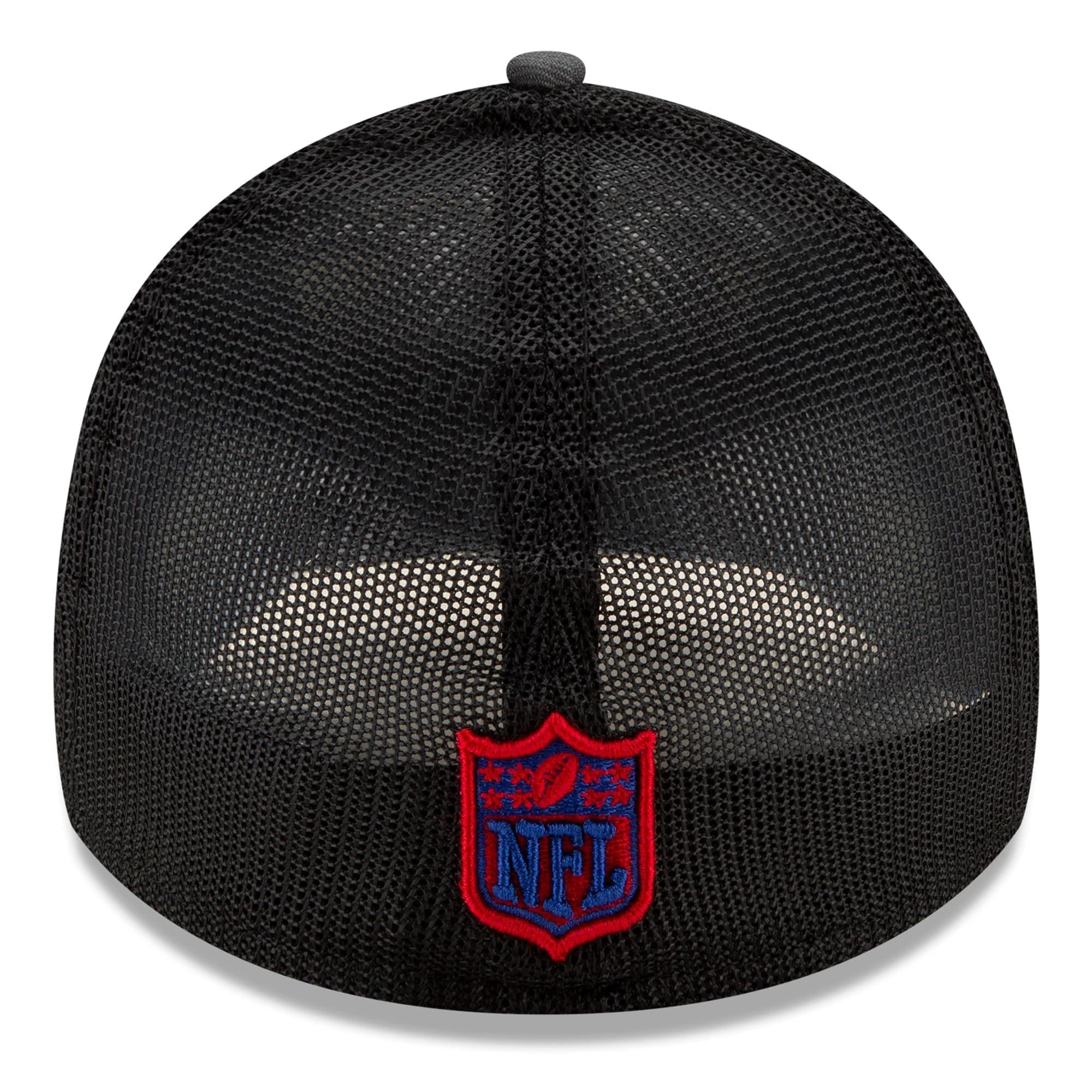 New Era Caps New York Giants New Era 2021 NFL Draft 39THIRTY Flex Fit Curve Hat - Graphite