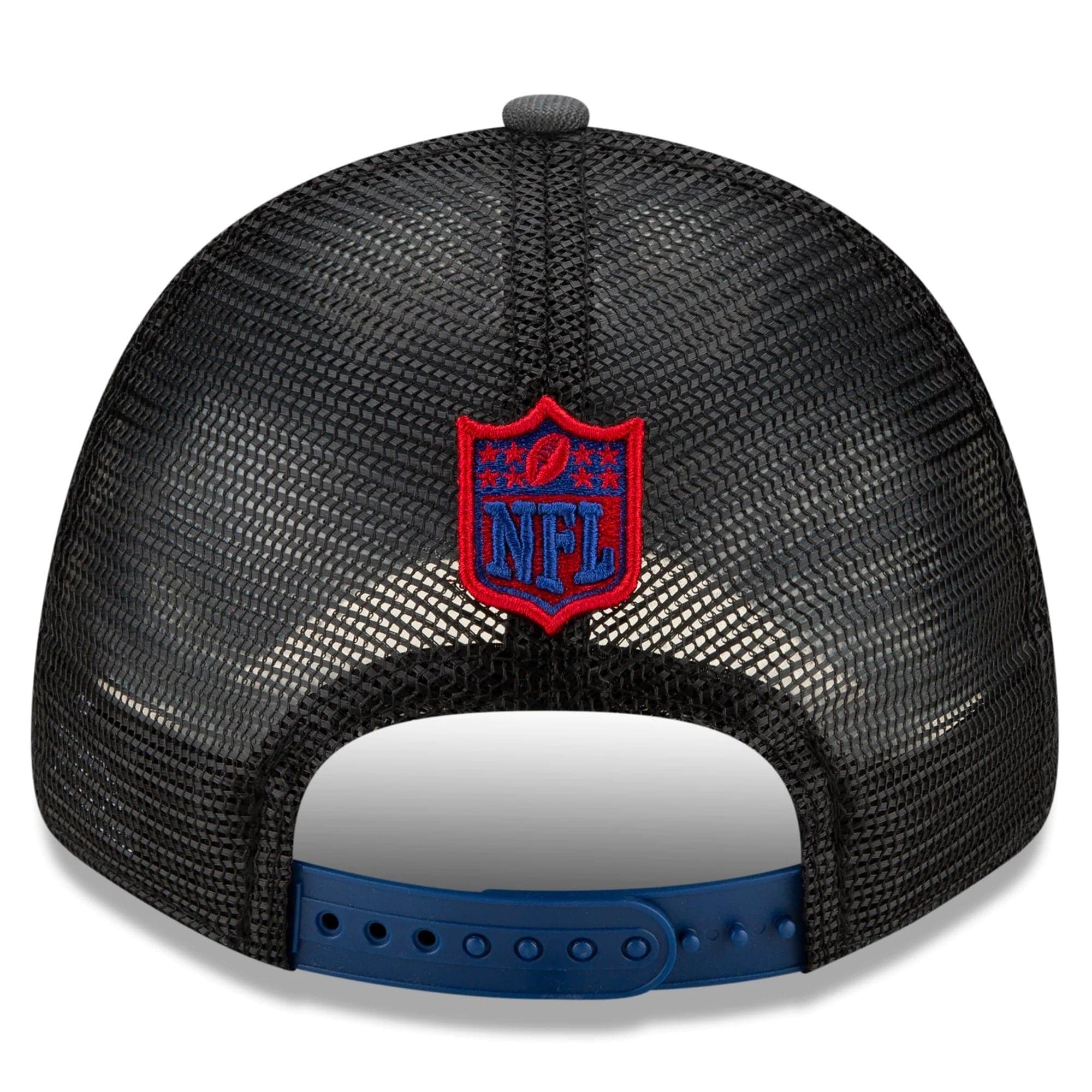 New Era Caps New York Giants New Era 2021 NFL Draft 9FORTY Snapback Curve Hat - Graphite