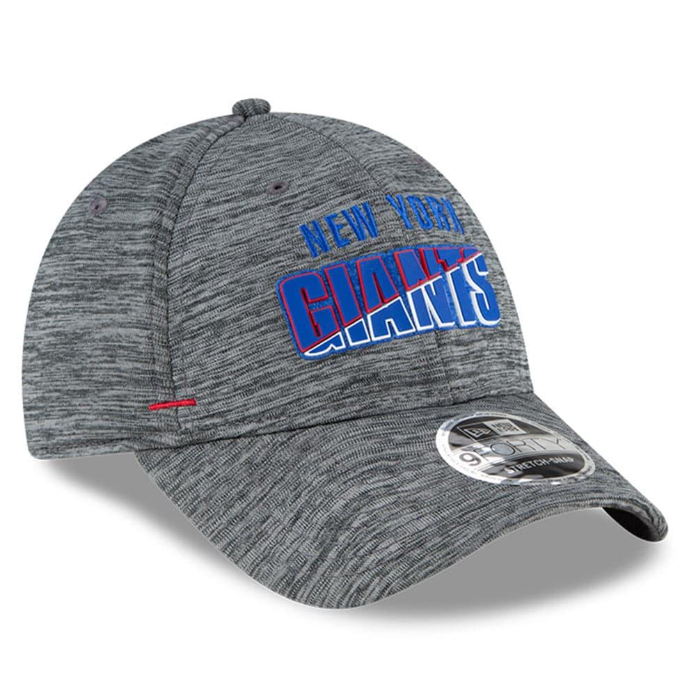 New Era Caps New York Giants New Era NFL 2020 Summer Sideline 9FORTY Snapback Curve Hat - Heather