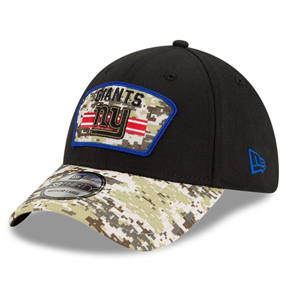 New Era Caps New York Giants New Era NFL 2021 Salute To Service 39THIRTY Flex Fit Hat - Black