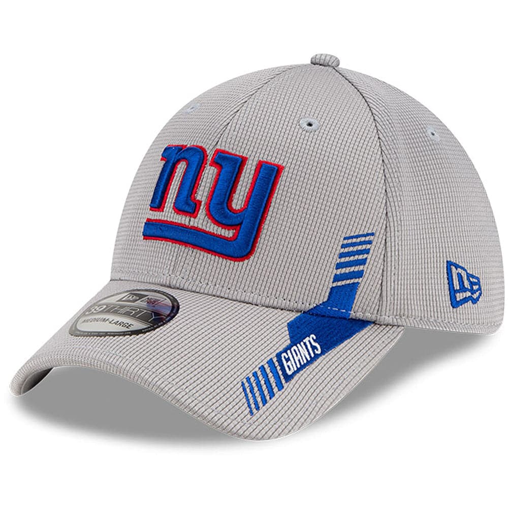 New Era Caps New York Giants New Era NFL 2021 Sideline Home 39THIRTY Flex Fit Hat - Grey