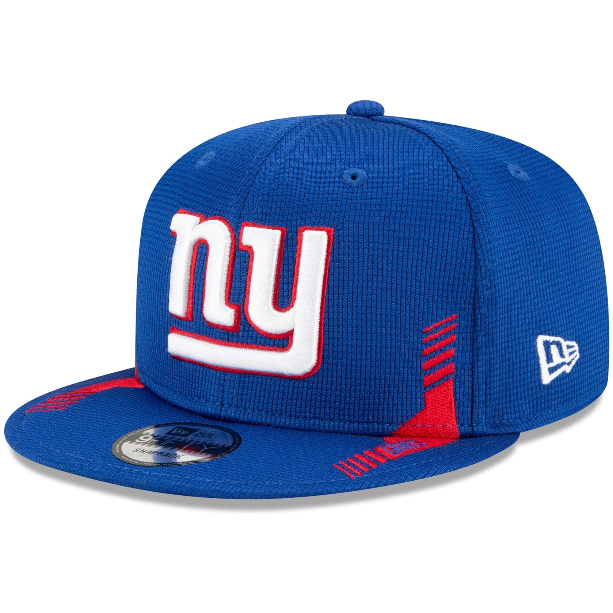New Era Caps New York Giants New Era NFL 2021 Sideline Home 9FIFTY Snapback Hat - Blue