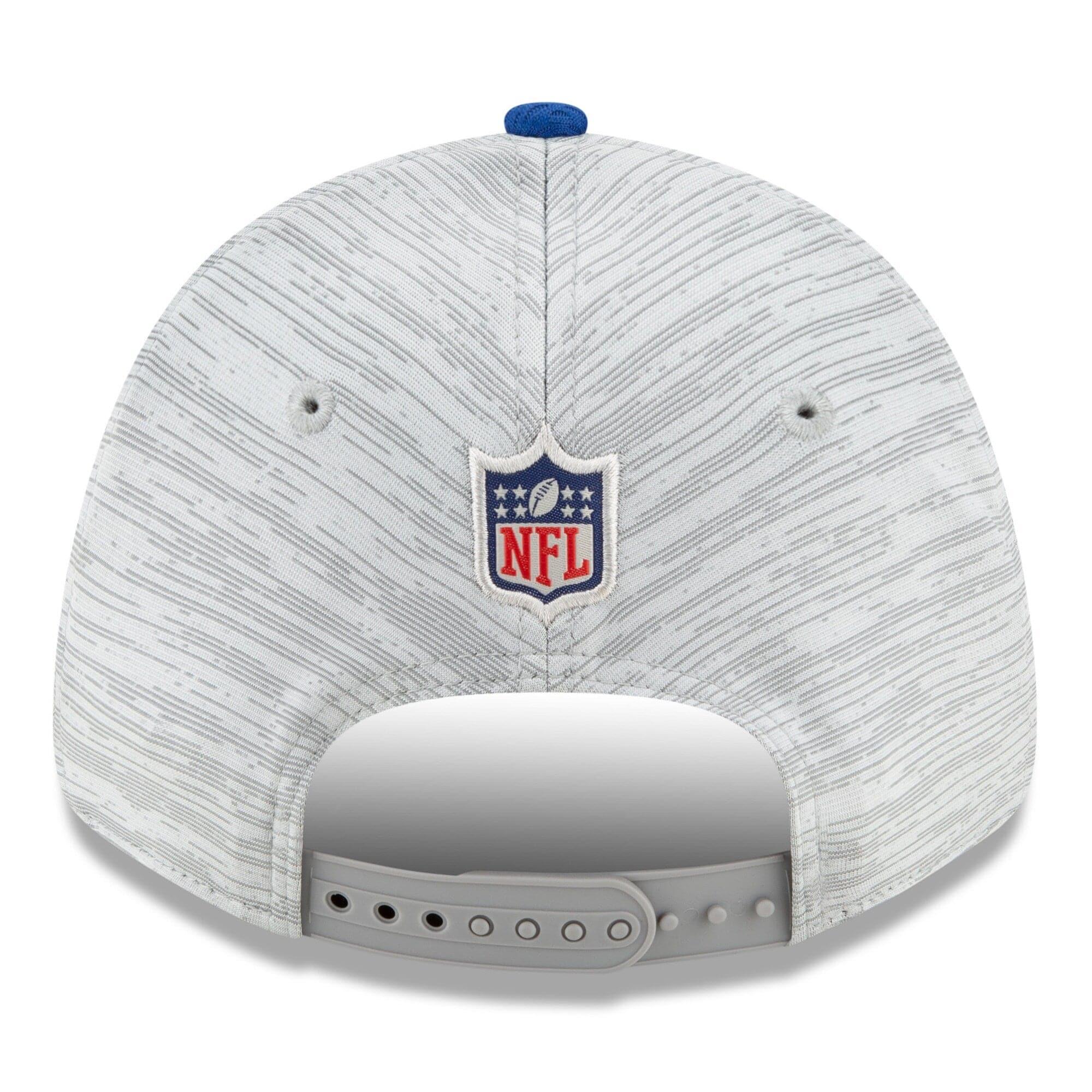 New Era Caps New York Giants New Era NFL 2021 Training Camp 9FORTY Curve Stretch Snapback Hat - Grey