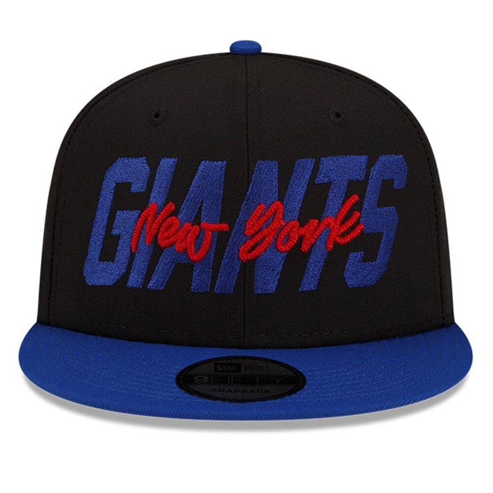 New Era Caps New York Giants New Era NFL 2022 Draft On-Stage 9FIFTY Snapback Hat - Black
