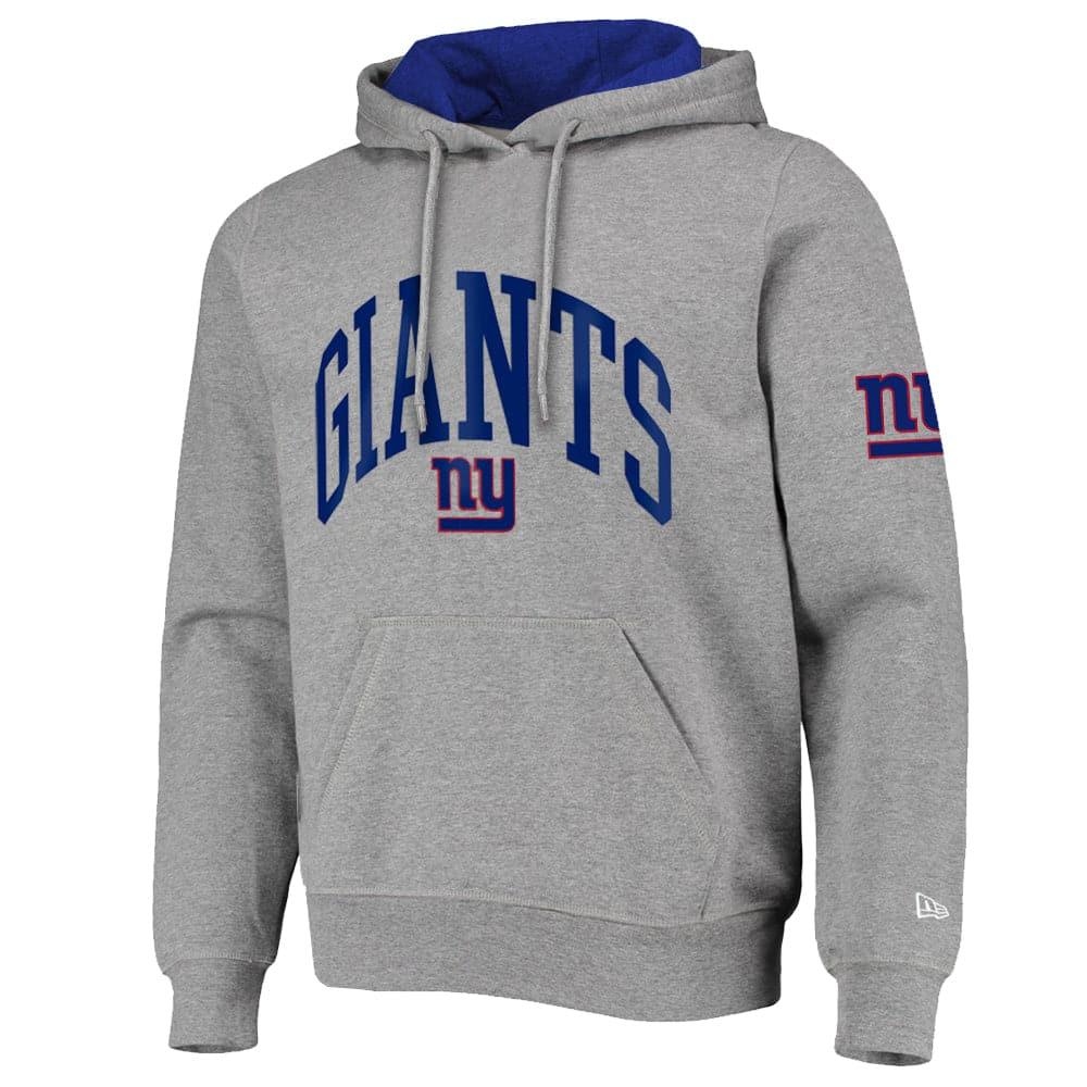 New Era Jumpers New York Giants New Era NFL Block Arch Hoodie Jumper - Heather Grey