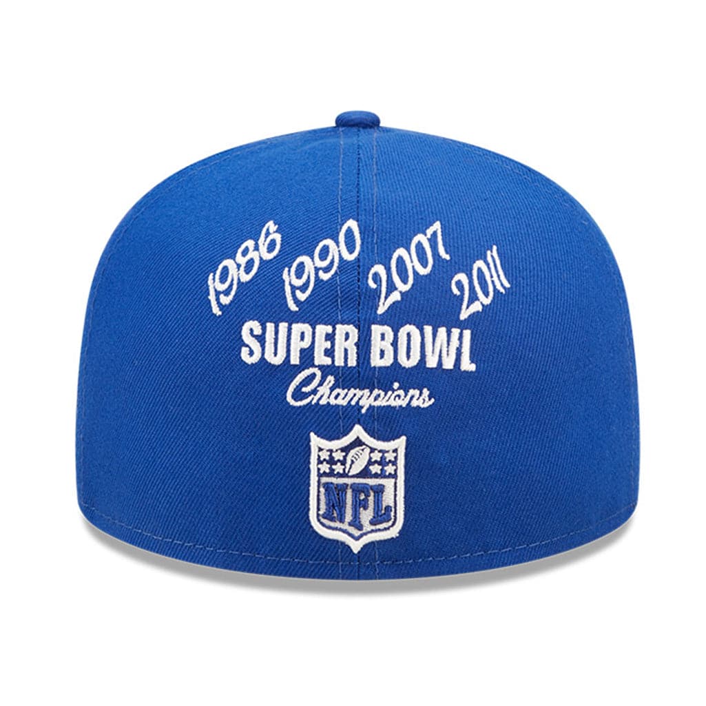 New Era Caps New York Giants New Era NFL Crown Champs 59FIFTY Fitted Hat - Blue