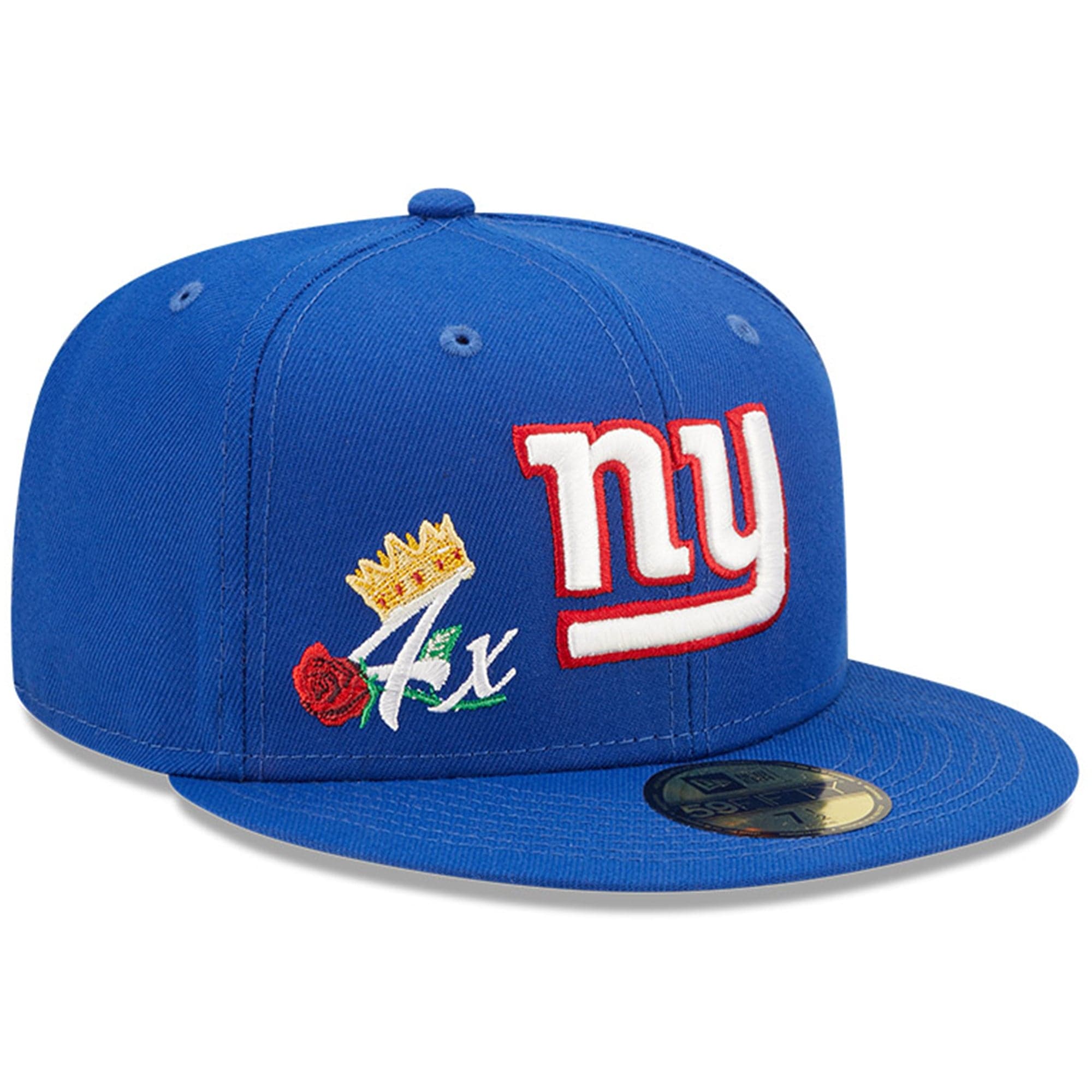 New Era Caps New York Giants New Era NFL Crown Champs 59FIFTY Fitted Hat - Blue