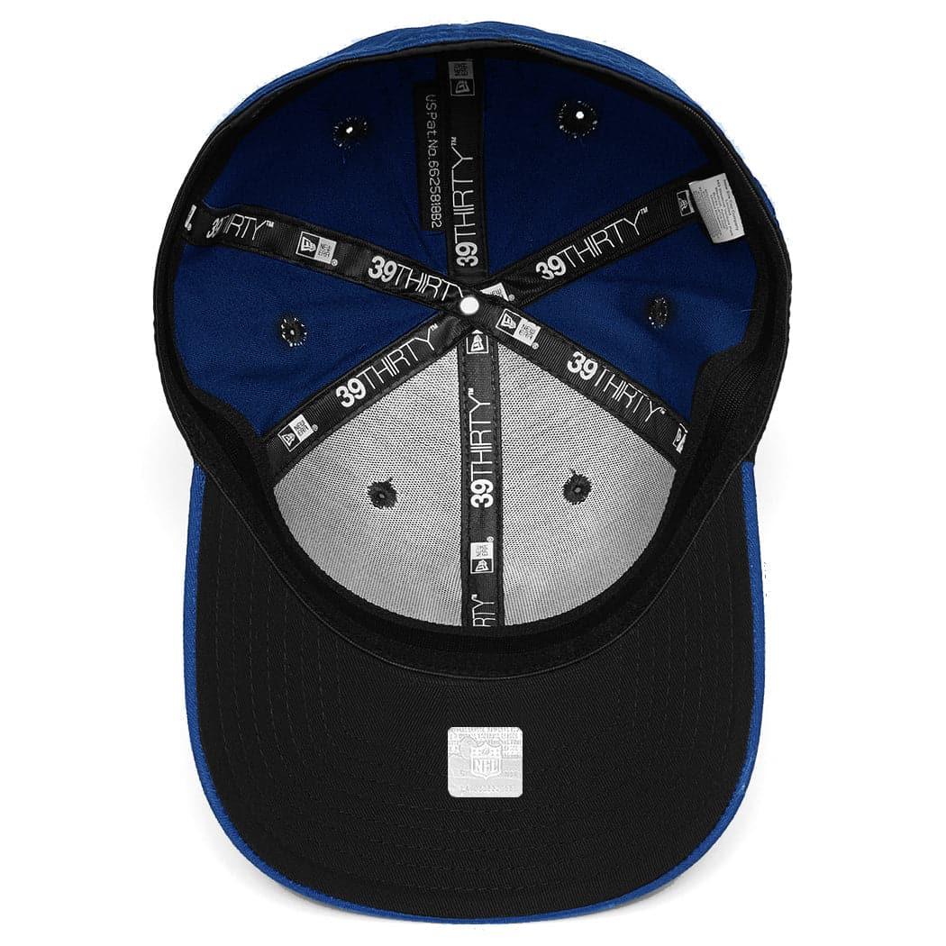 New Era Caps New York Giants New Era NFL Team 39THIRTY Flex Fit Curve Hat - Blue