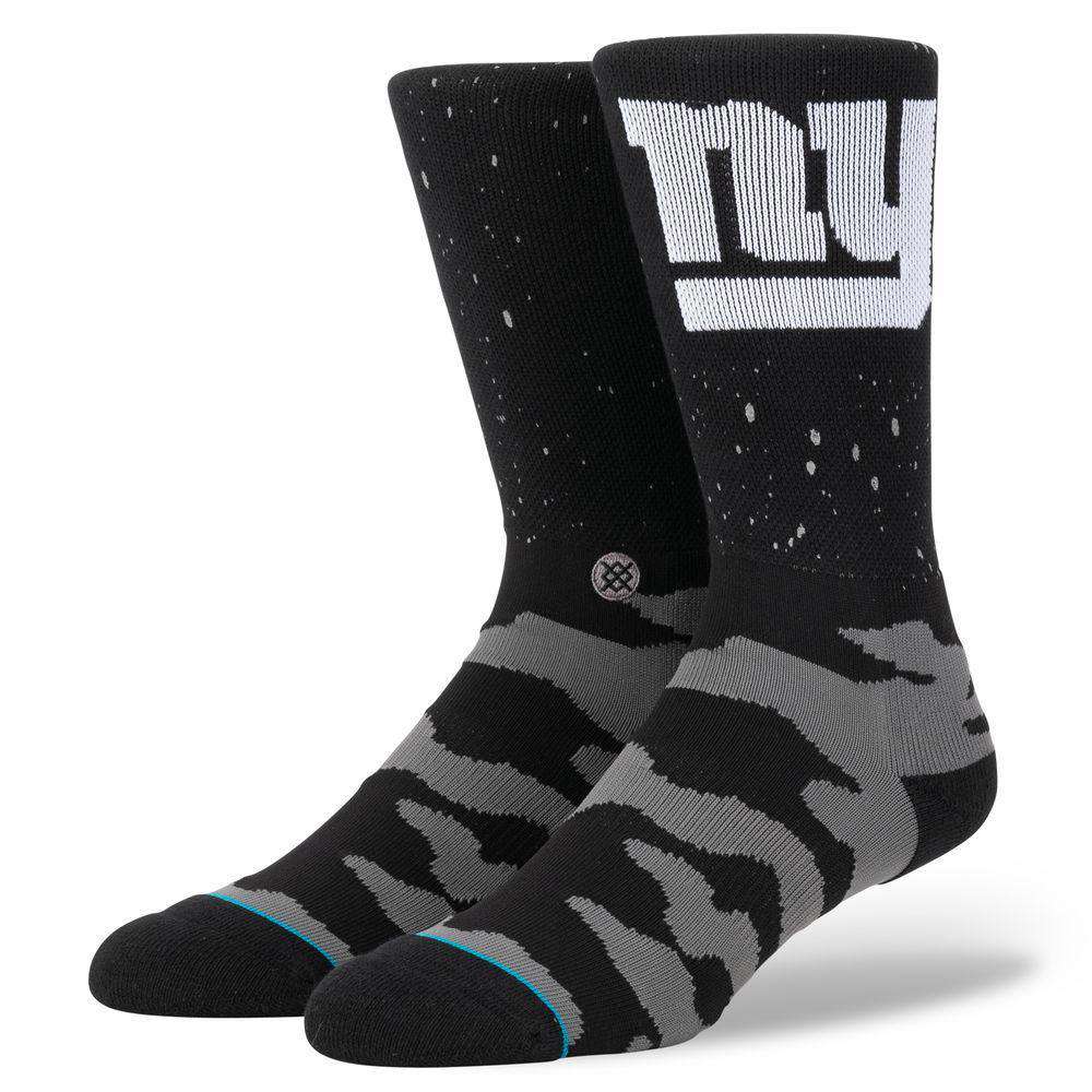 Stance Socks Large (9-12 US) New York Giants Stance NFL Reflective Crew Socks - Black