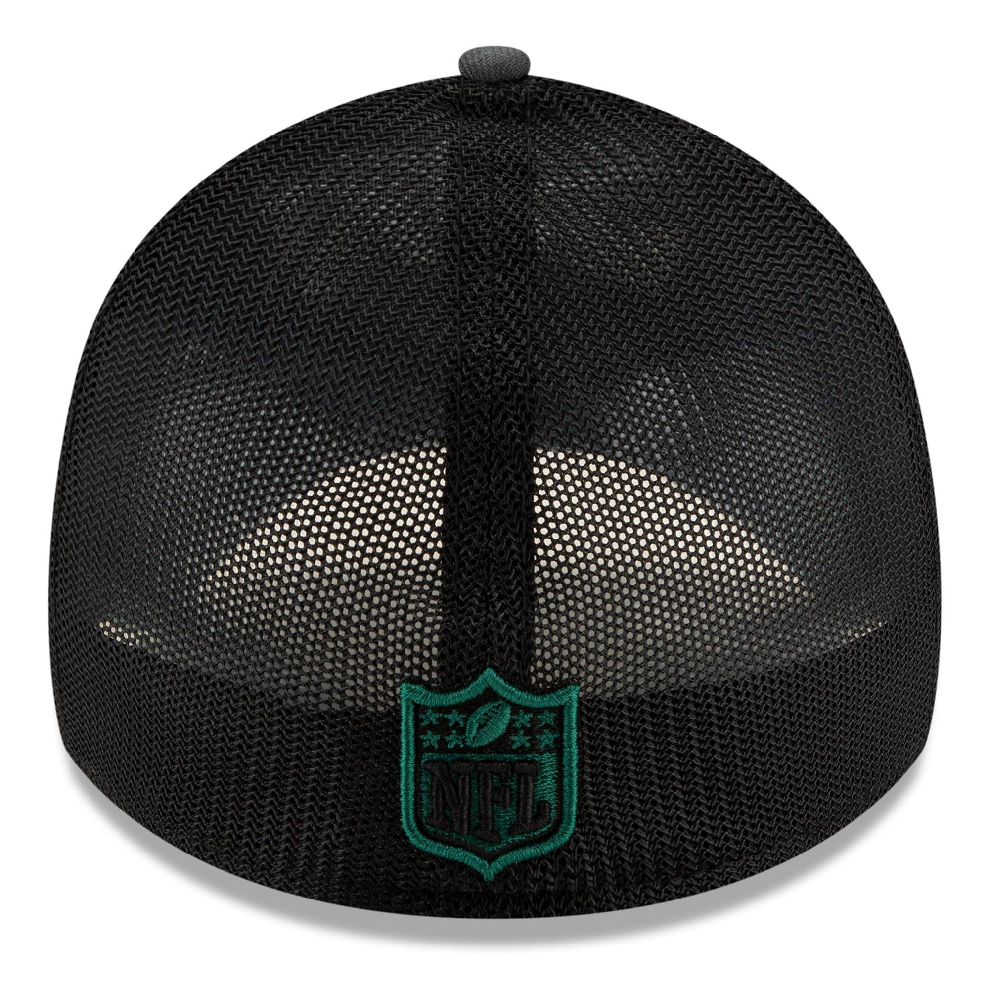 New Era Caps New York Jets New Era 2021 NFL Draft 39THIRTY Flex Fit Curve Hat - Graphite