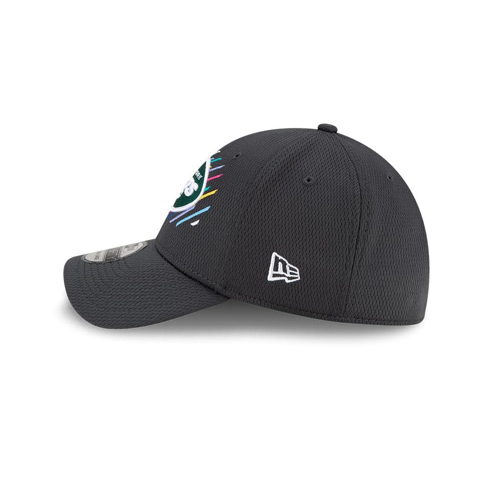 New Era Caps New York Jets New Era NFL 2021 Crucial Catch 39THIRTY Flex Fit Hat - Steel