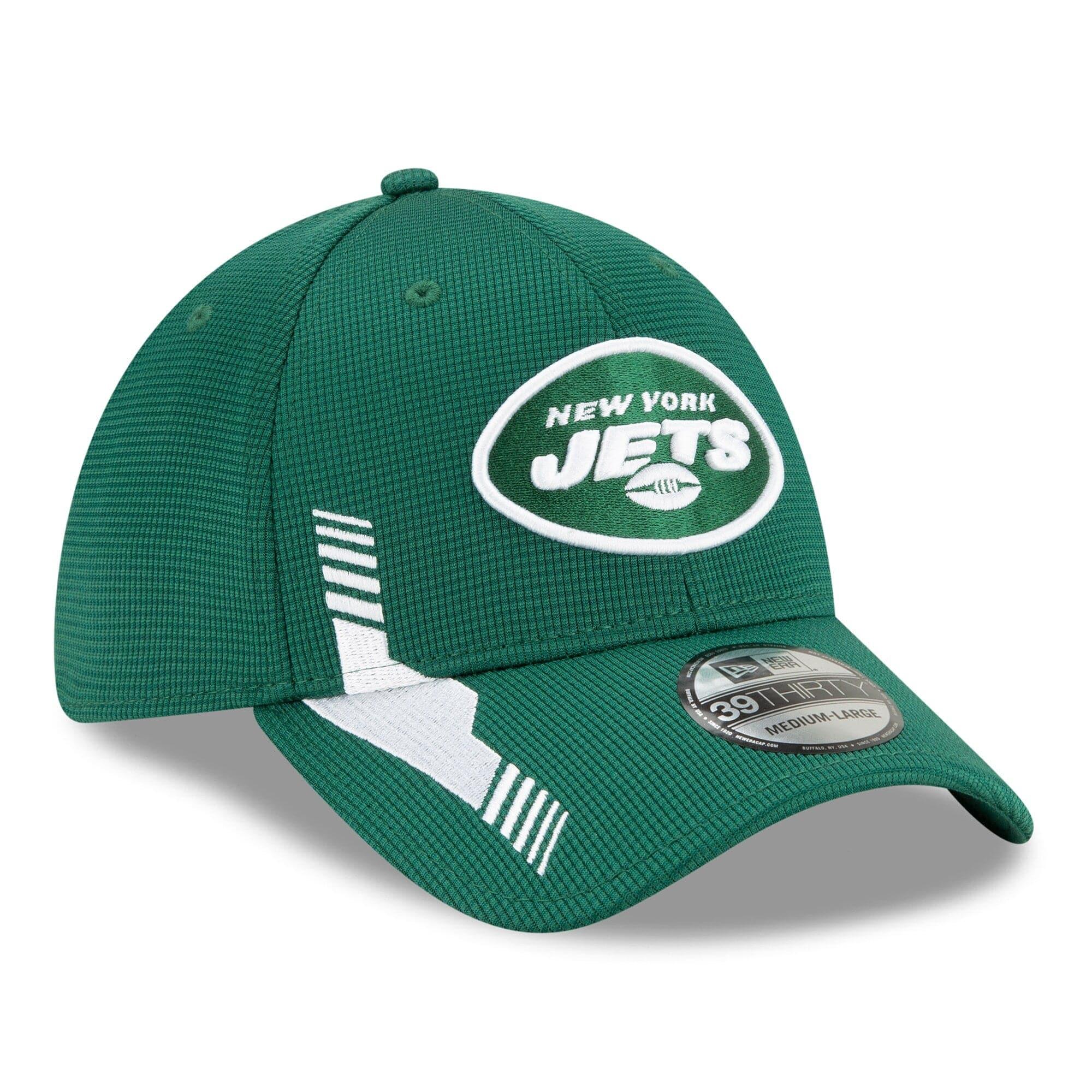 New Era Caps New York Jets New Era NFL 2021 Sideline Home 39THIRTY Flex Fit Hat - Green
