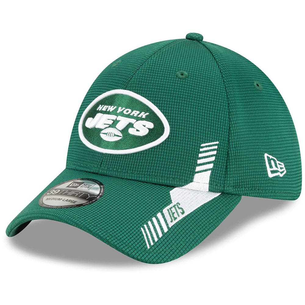 New Era Caps New York Jets New Era NFL 2021 Sideline Home 39THIRTY Flex Fit Hat - Green