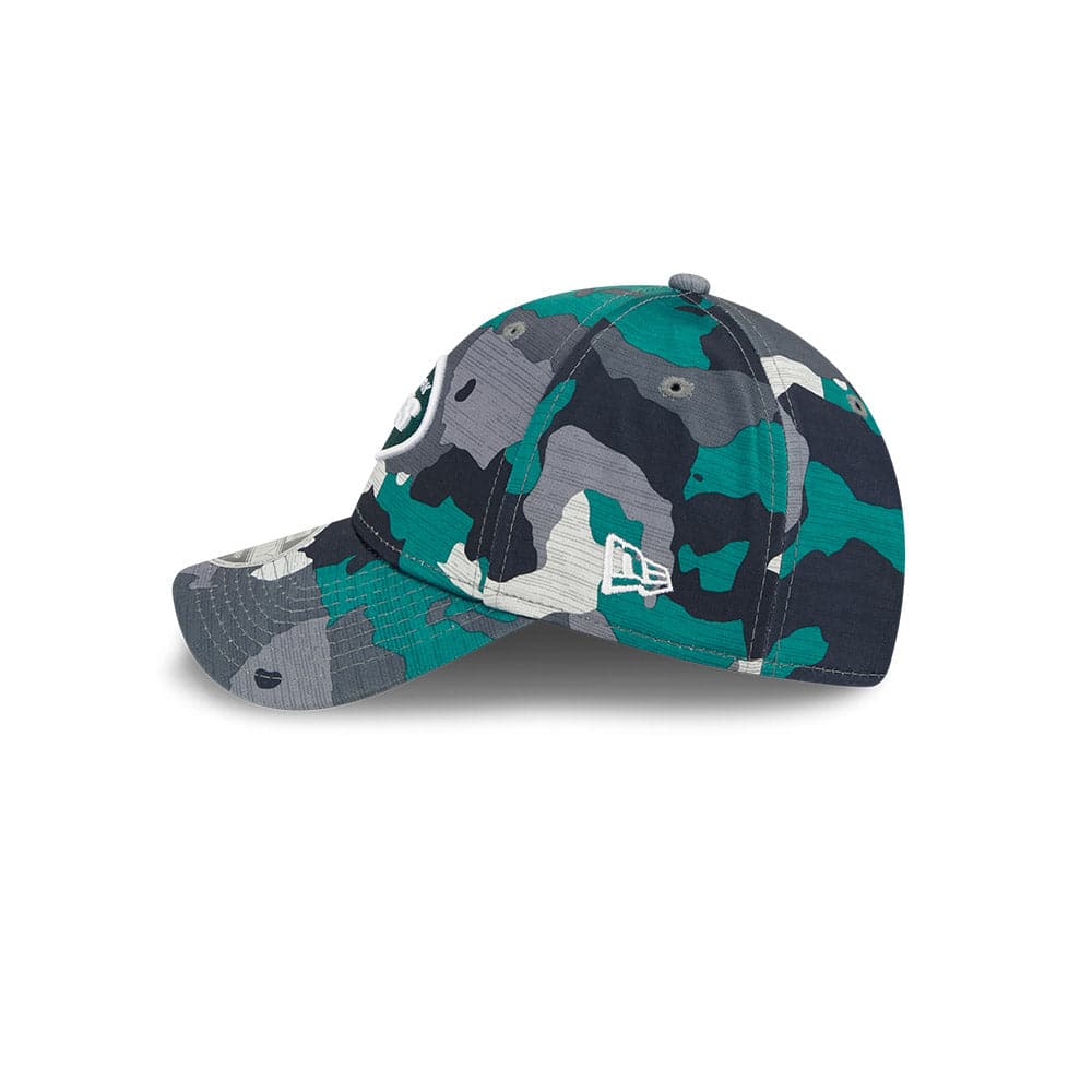 New Era Caps New York Jets New Era NFL 22 Training Camp 9FORTY Stretch Snap Hat - Camo
