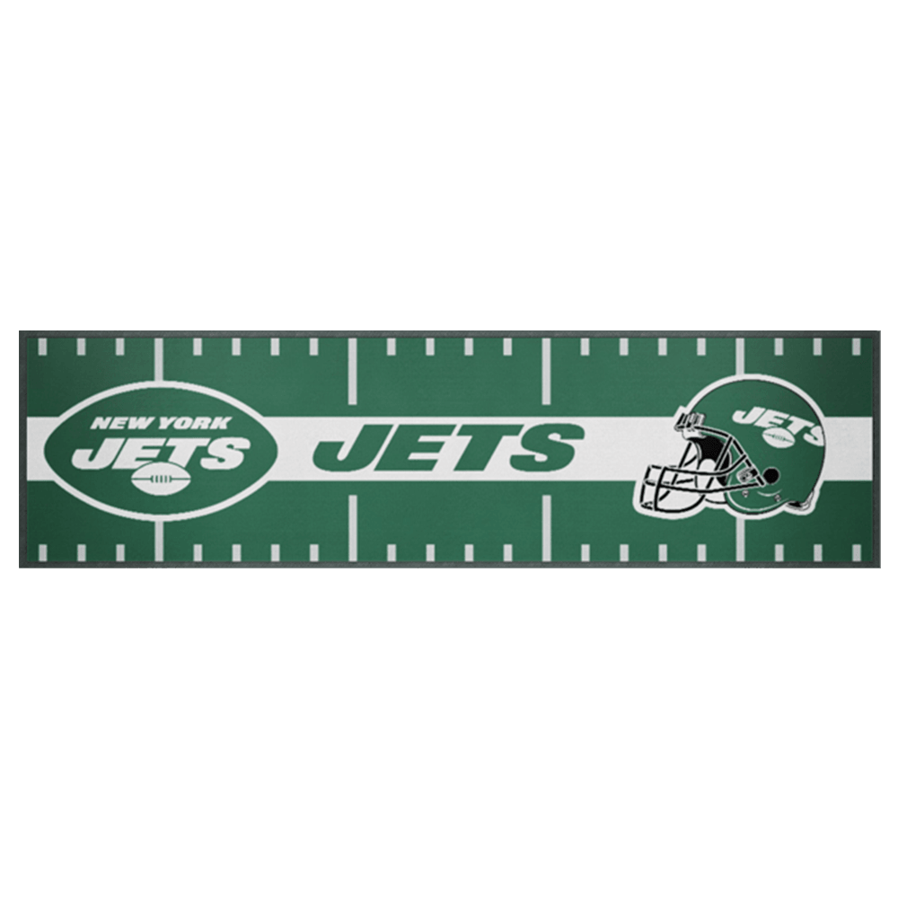 NFL Branded Accessories New York Jets NFL Team Field 90 x 25cm Bar Runner/Mat