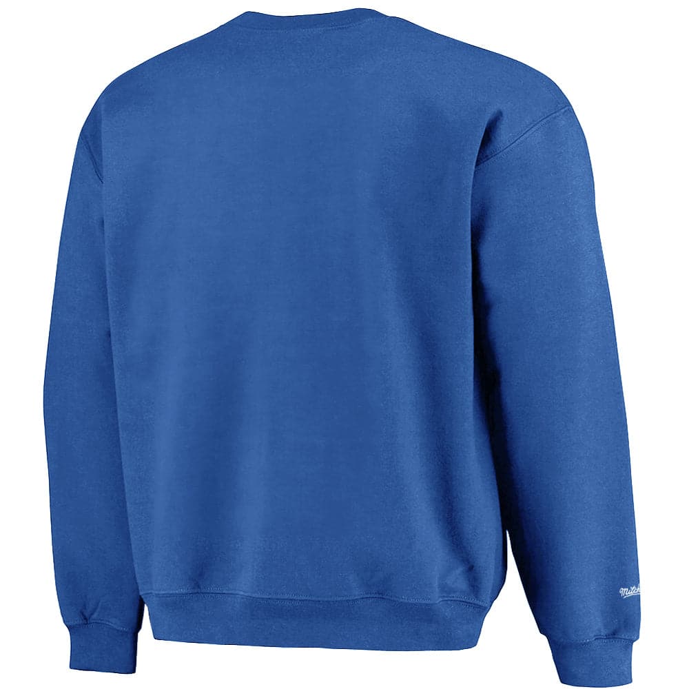 Mitchell And Ness Jumpers New York Knicks Mitchell & Ness NBA Paint Brush Crew Jumper - Faded Blue