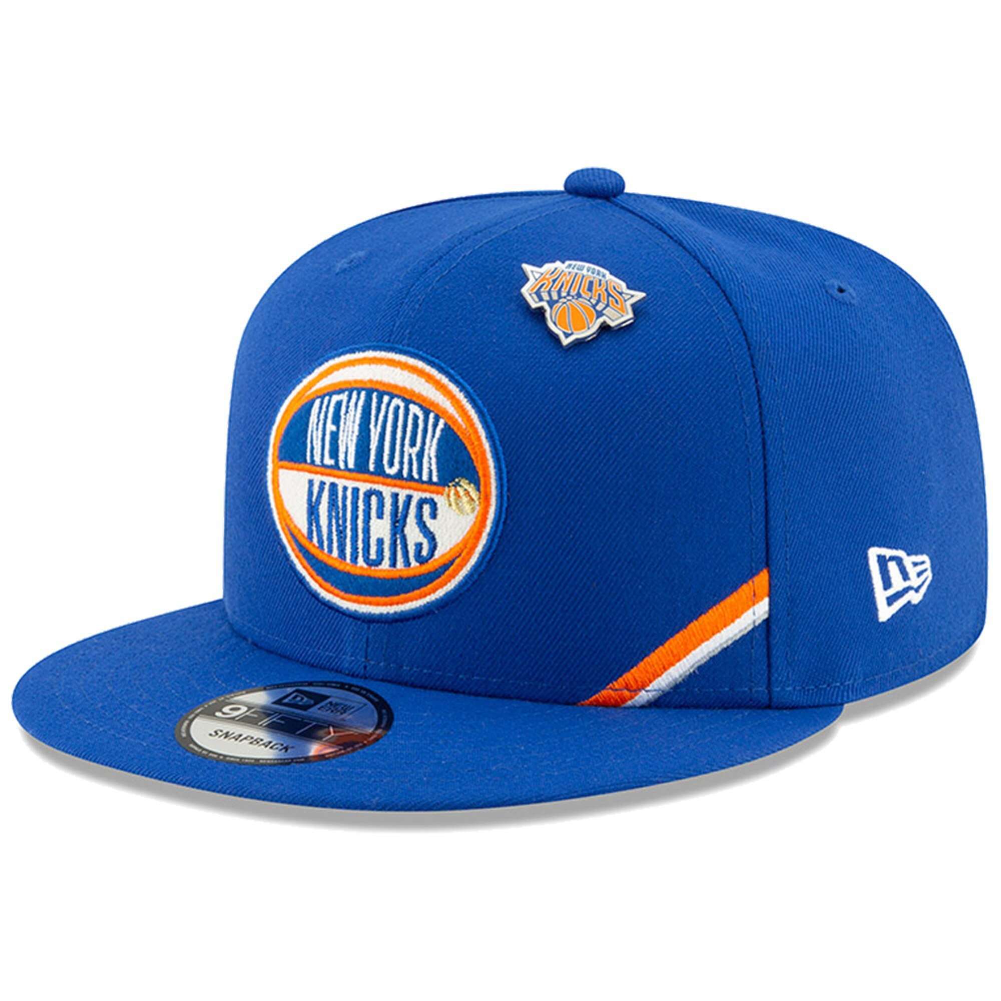 New Era Caps New York Knicks New Era 2019 NBA Draft 9FIFTY Snapback Hat - Blue