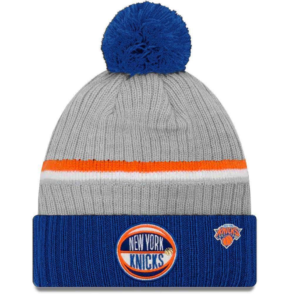 New Era Beanies New York Knicks New Era 2019 NBA Draft Knit Beanie - Heather
