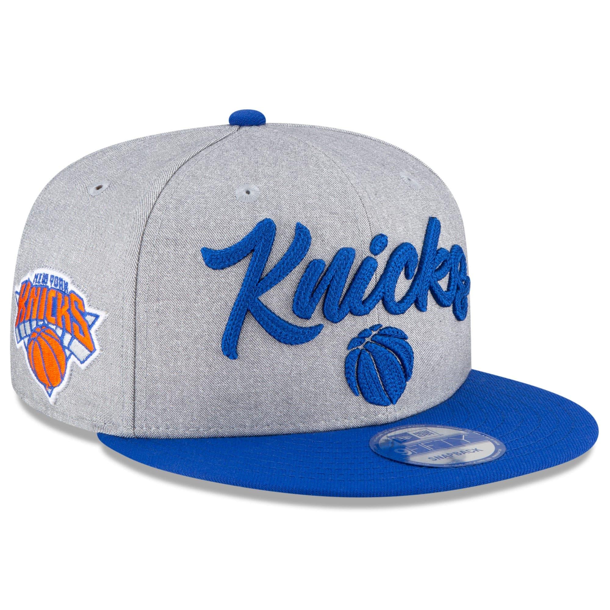New Era Caps New York Knicks New Era 2020 NBA Draft 9FIFTY Snapback Hat - Heather Grey