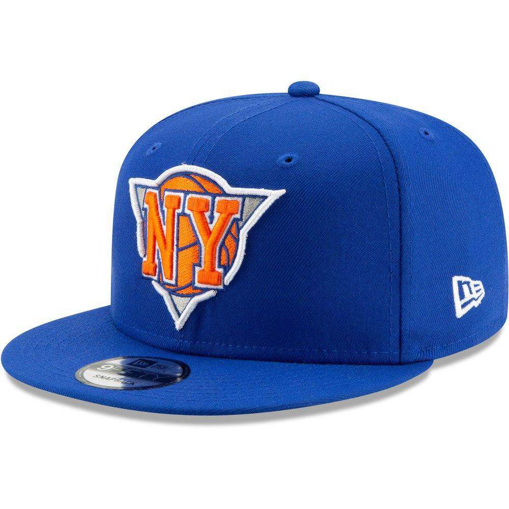 New Era Caps New York Knicks New Era NBA 2019 Back Half 9FIFTY Snapback Hat – Blue