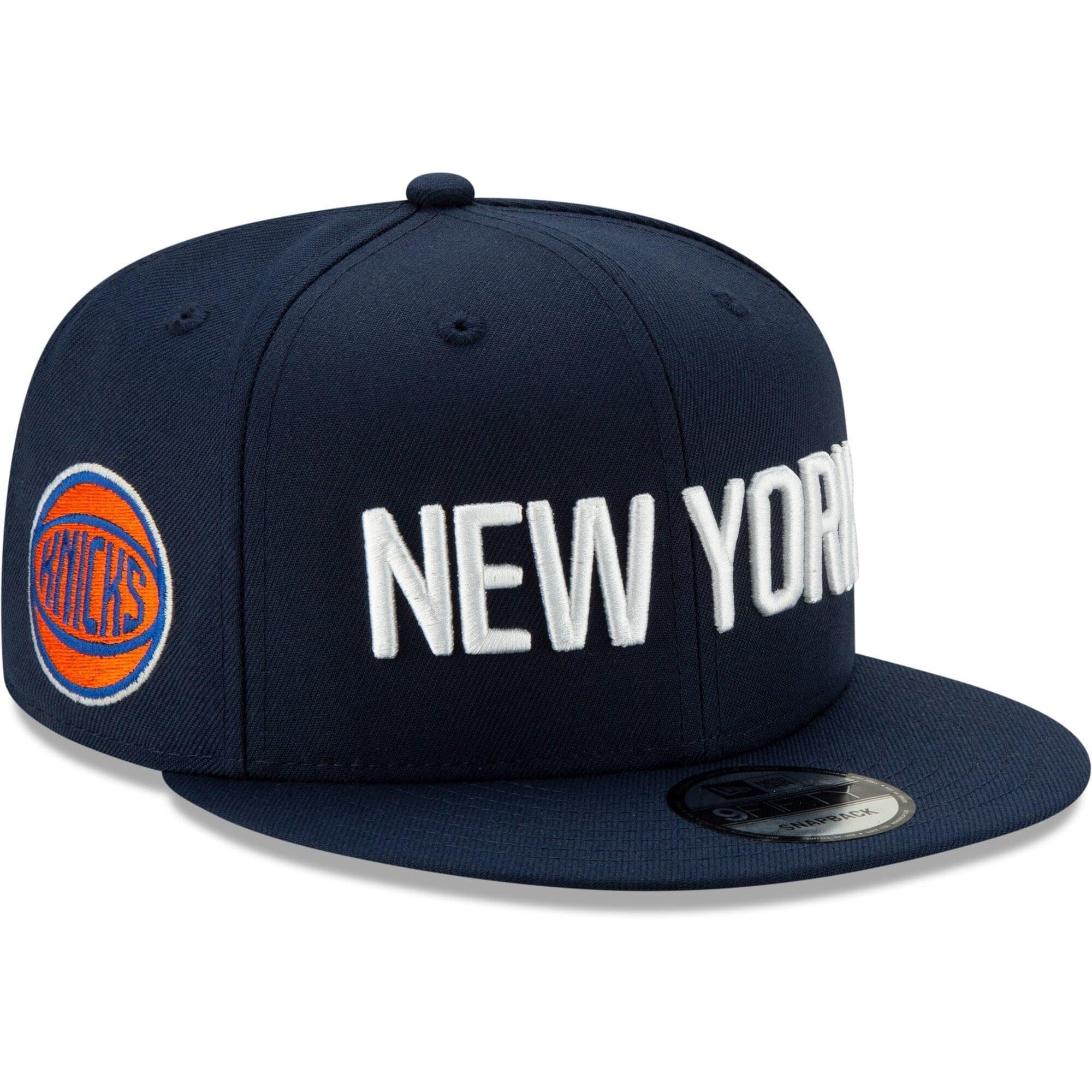 New Era Caps New York Knicks New Era NBA 2019 City Series 9FIFTY Snapback Hat - Navy