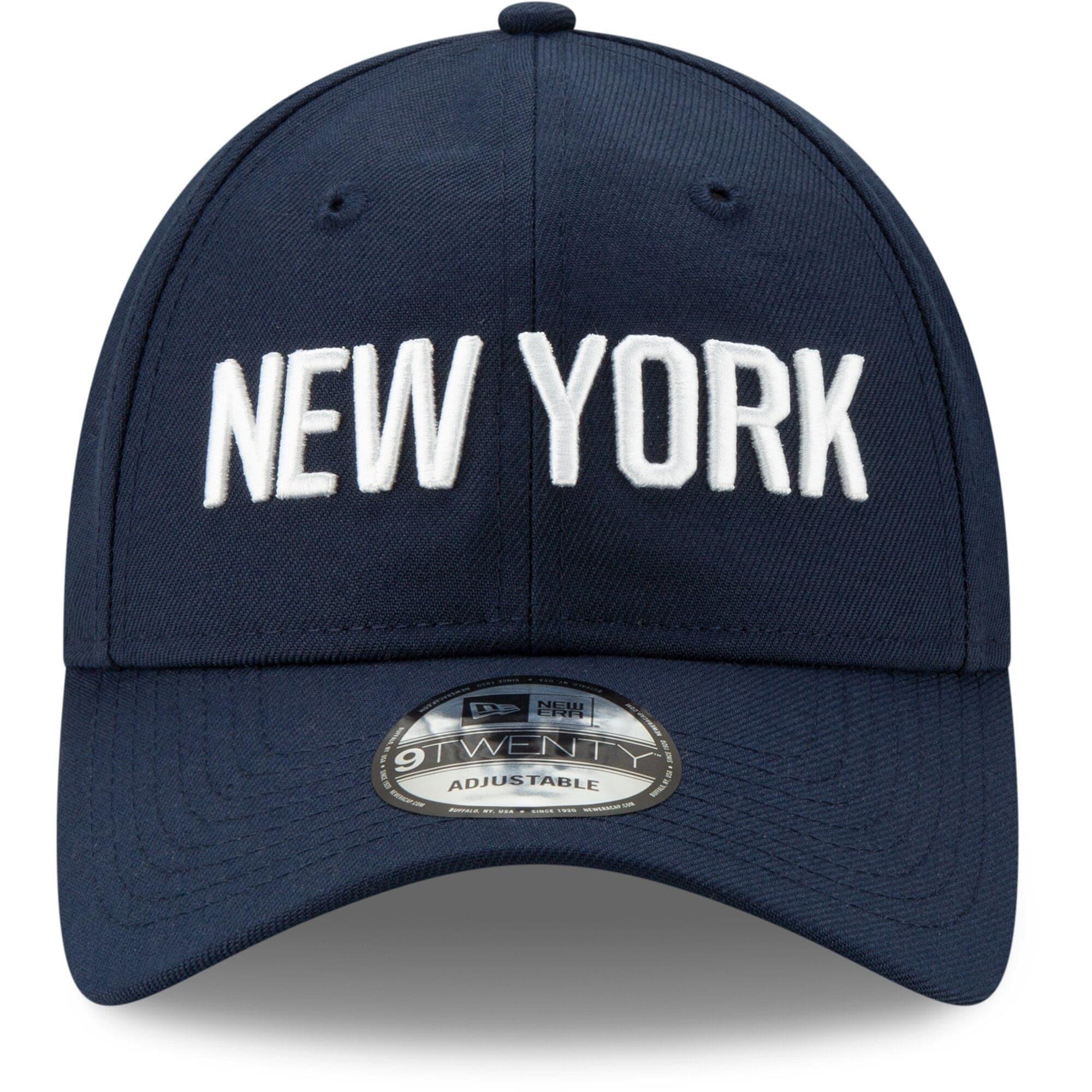 New Era Caps New York Knicks New Era NBA 2019 City Series 9TWENTY Curved Hat - Navy