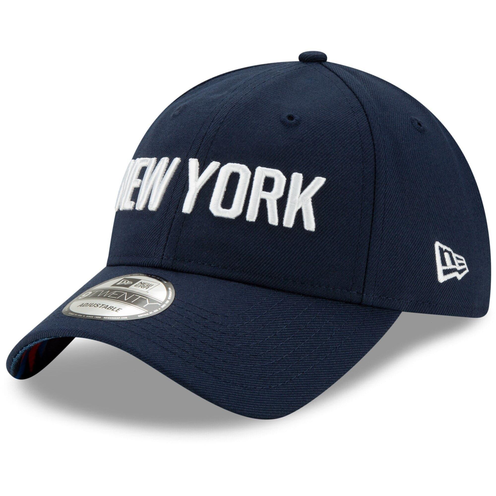 New Era Caps New York Knicks New Era NBA 2019 City Series 9TWENTY Curved Hat - Navy