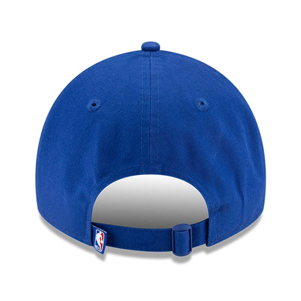 New Era Caps New York Knicks New Era NBA 2021 Back Half 9TWENTY Curved Hat - Blue