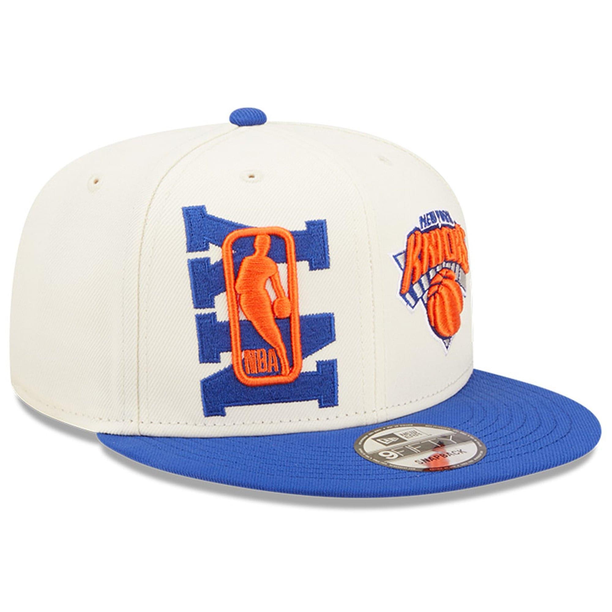 New Era Caps New York Knicks New Era NBA 2022 Draft 9FIFTY Snapback Hat - Cream