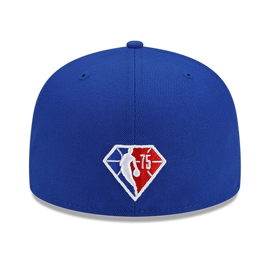 New Era Caps New York Knicks New Era NBA 21-22 Back Half 59FIFTY Fitted Hat - Blue
