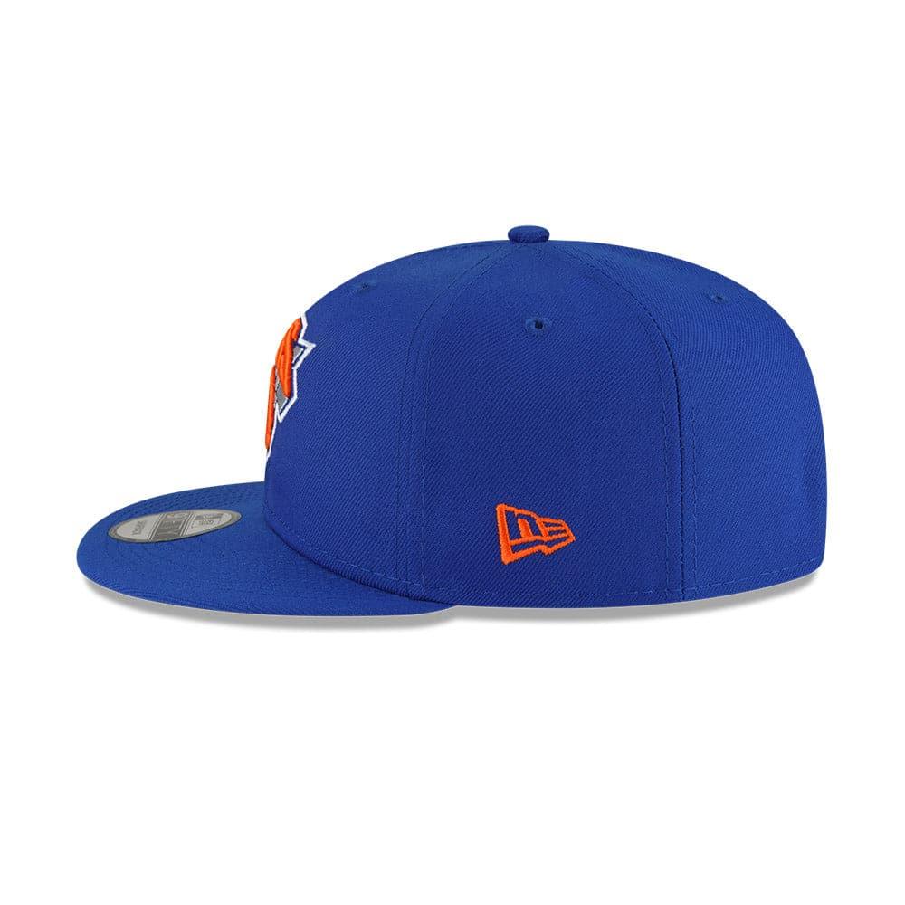New Era Caps New York Knicks New Era NBA 21-22 Back Half 9FIFTY Snapback Hat - Blue