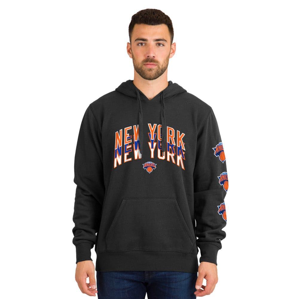 New Era Jumpers New York Knicks New Era NBA 22-23 City Edition Hoodie Jumper - Black