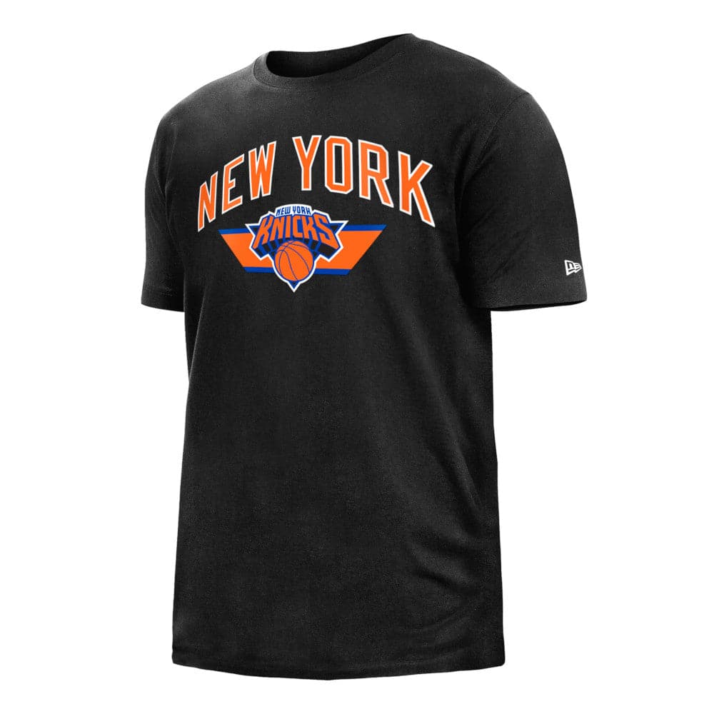 New Era T-Shirts New York Knicks New Era NBA 22-23 City Edition T-Shirt - Black