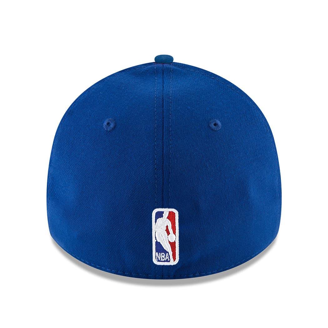 New Era Caps New York Knicks New Era NBA Team 39THIRTY Flex Fit Curve Hat - Blue