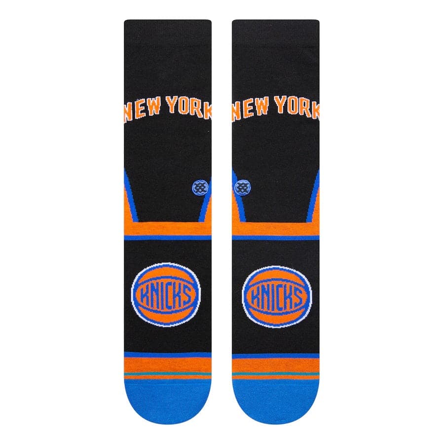 Stance Socks Large (9-12 US) New York Knicks Stance NBA 22-23 City Edition Crew Socks - Black