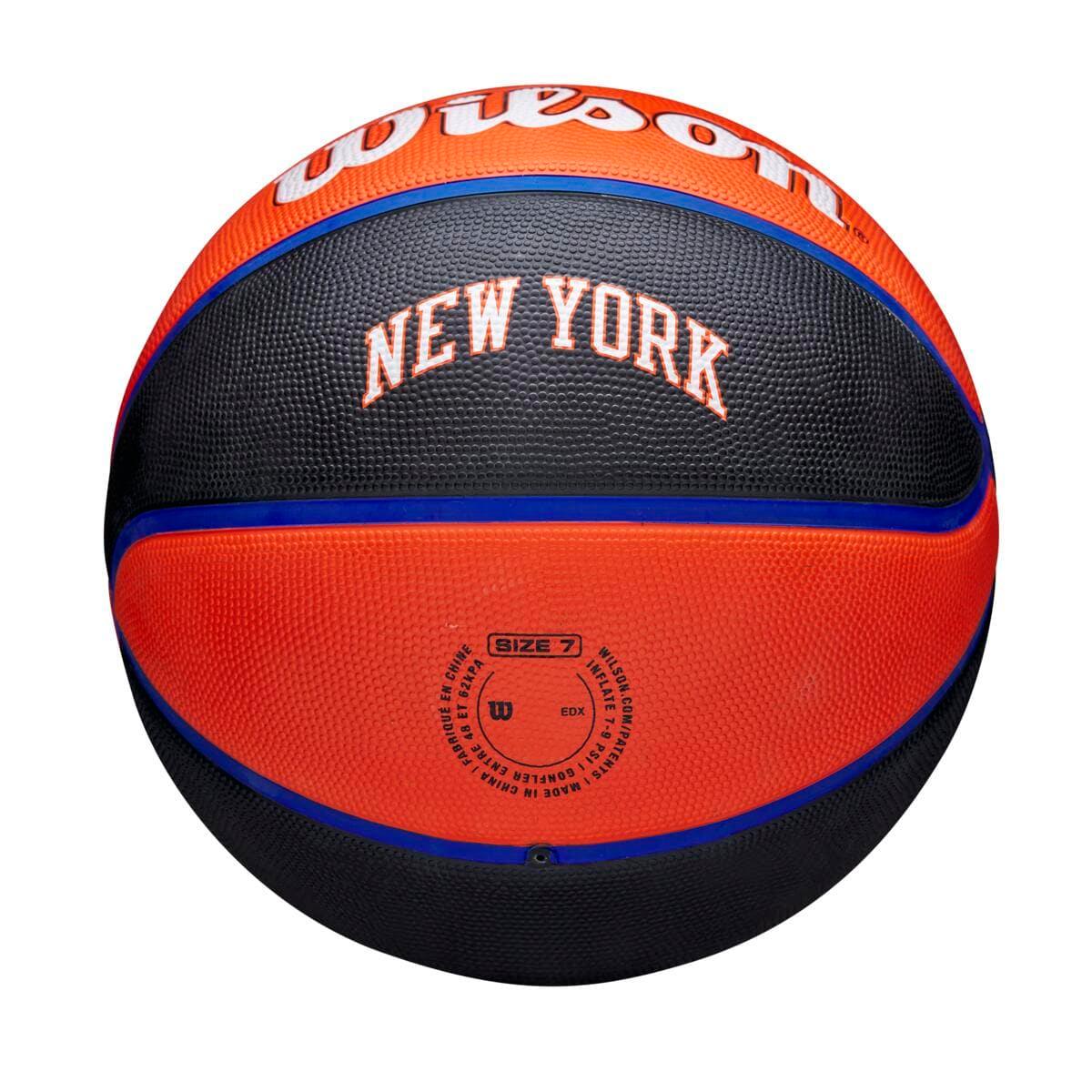 Wilson Sporting Goods Balls New York Knicks Wilson NBA 21-22 City Edition Full Size Basketball Ball - Size 7