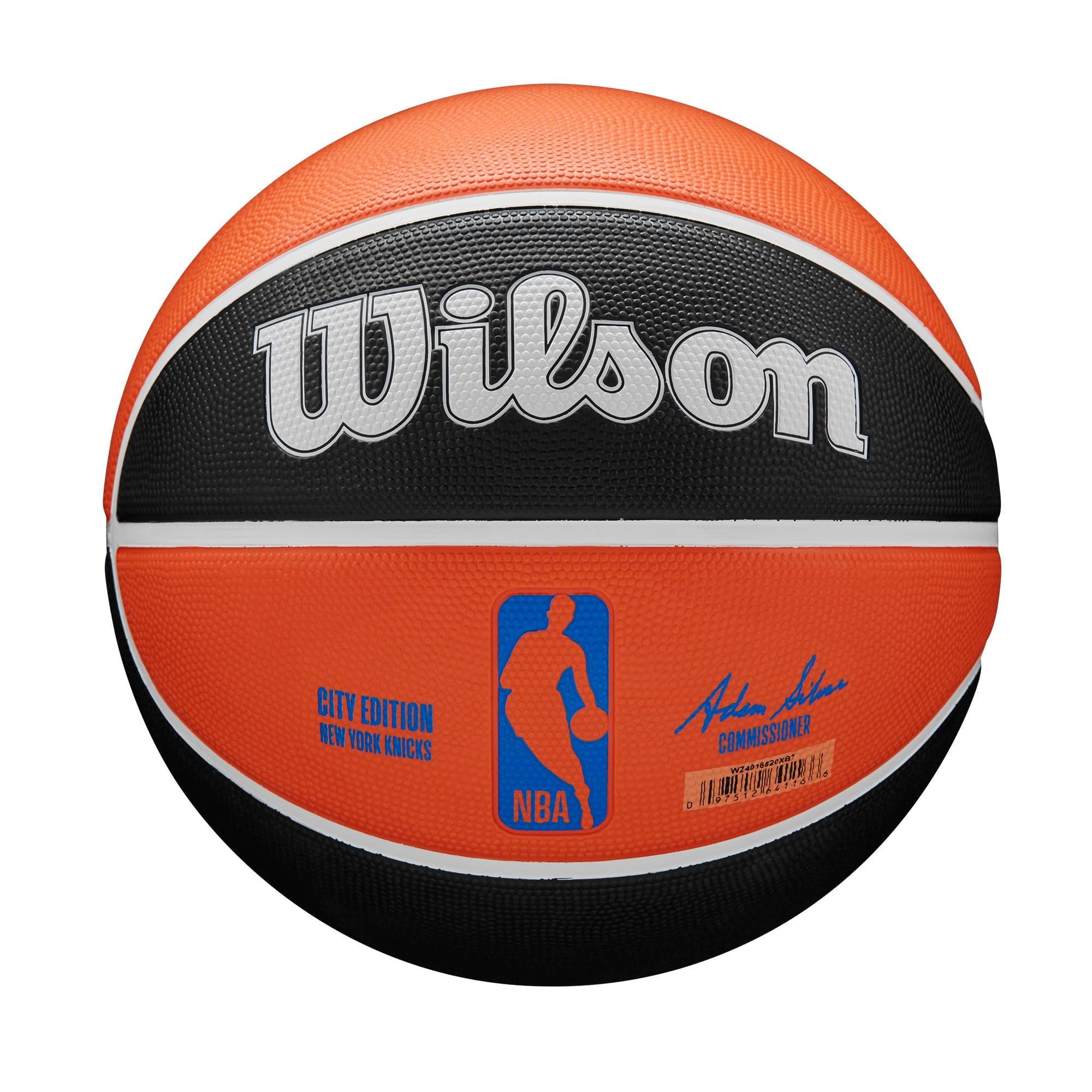 Wilson Sporting Goods Balls New York Knicks Wilson NBA 22-23 City Edition All Surface Basketball Ball