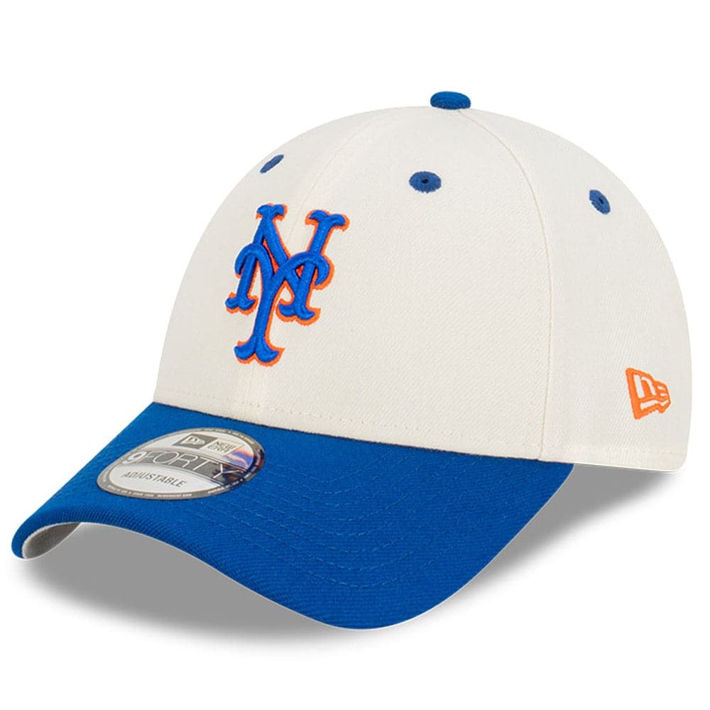 New Era Caps New York Mets New Era MLB 00 Subway Series 9FORTY Snapback Hat - Chrome