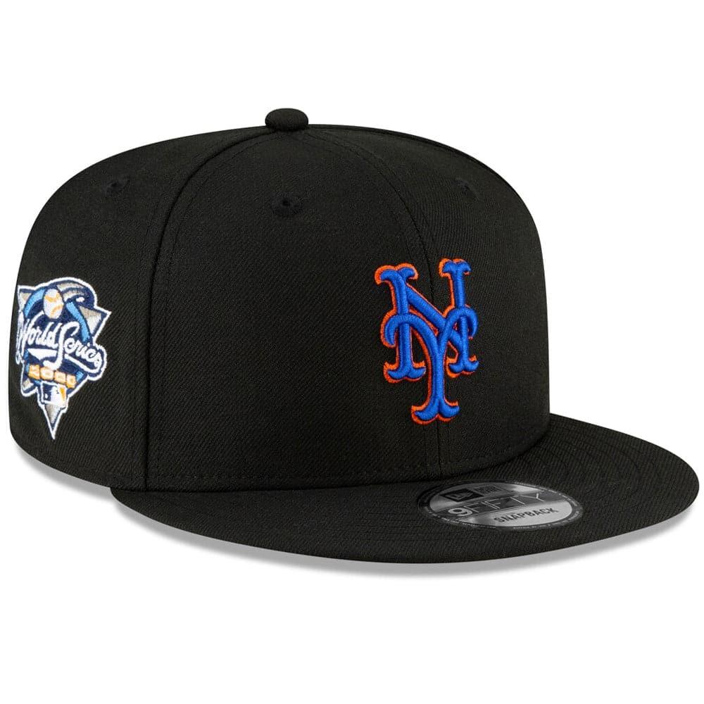 New Era Caps M/L New York Mets New Era MLB 2000 World Series Patch 9FIFTY Snapback Hat - Black