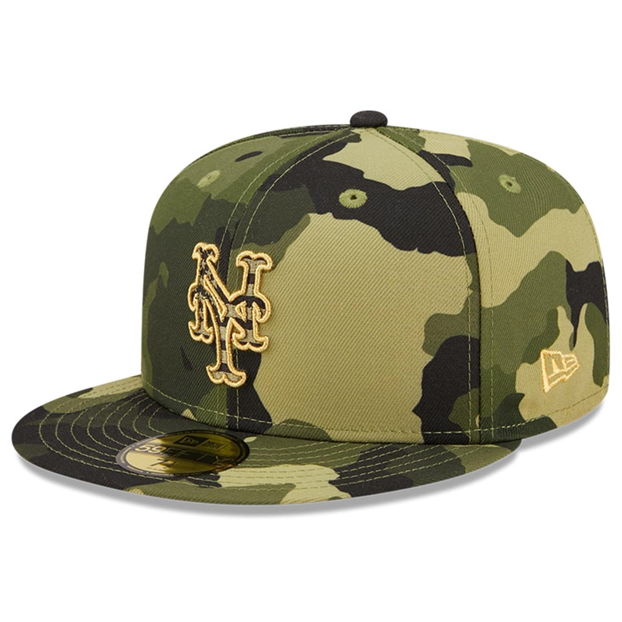 New Era Caps New York Mets New Era MLB 2022 Armed Forces 59FIFTY Fitted Hat - Camo