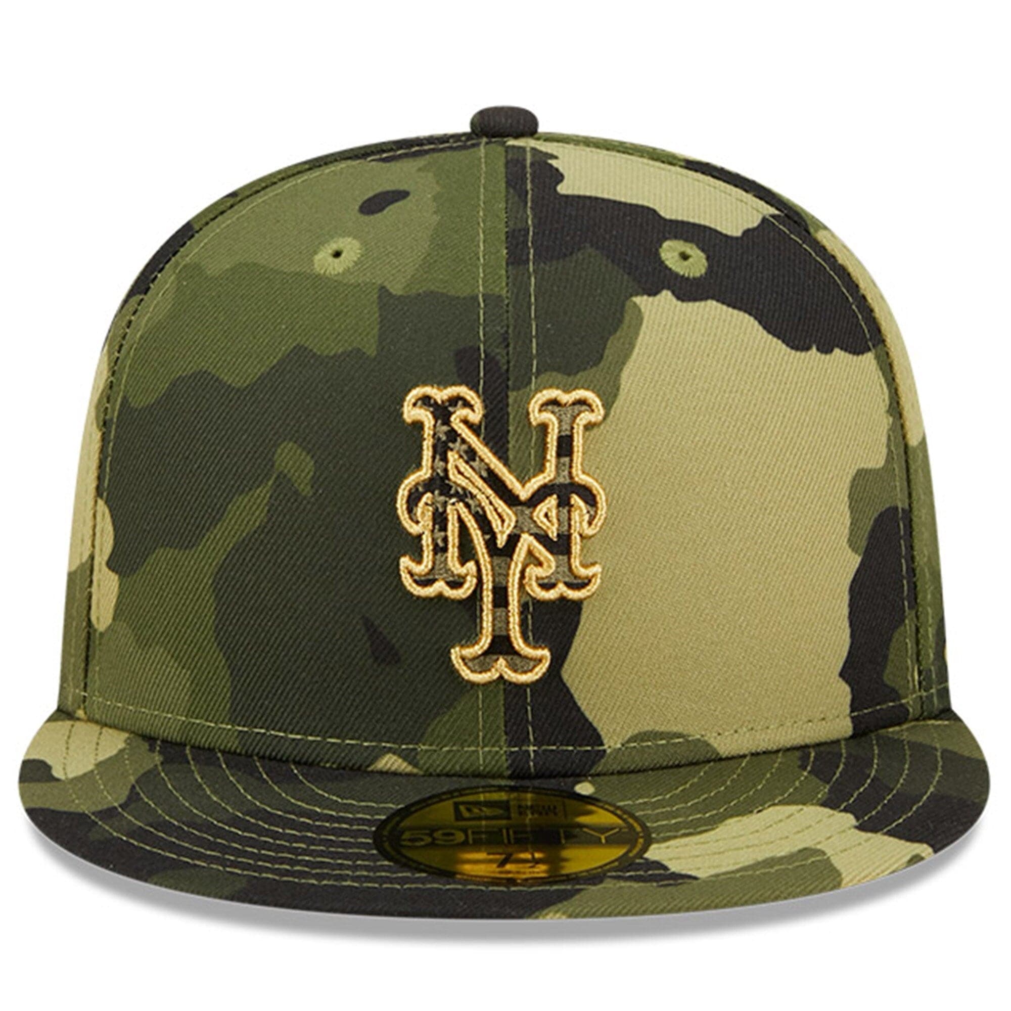 New Era Caps New York Mets New Era MLB 2022 Armed Forces 59FIFTY Fitted Hat - Camo