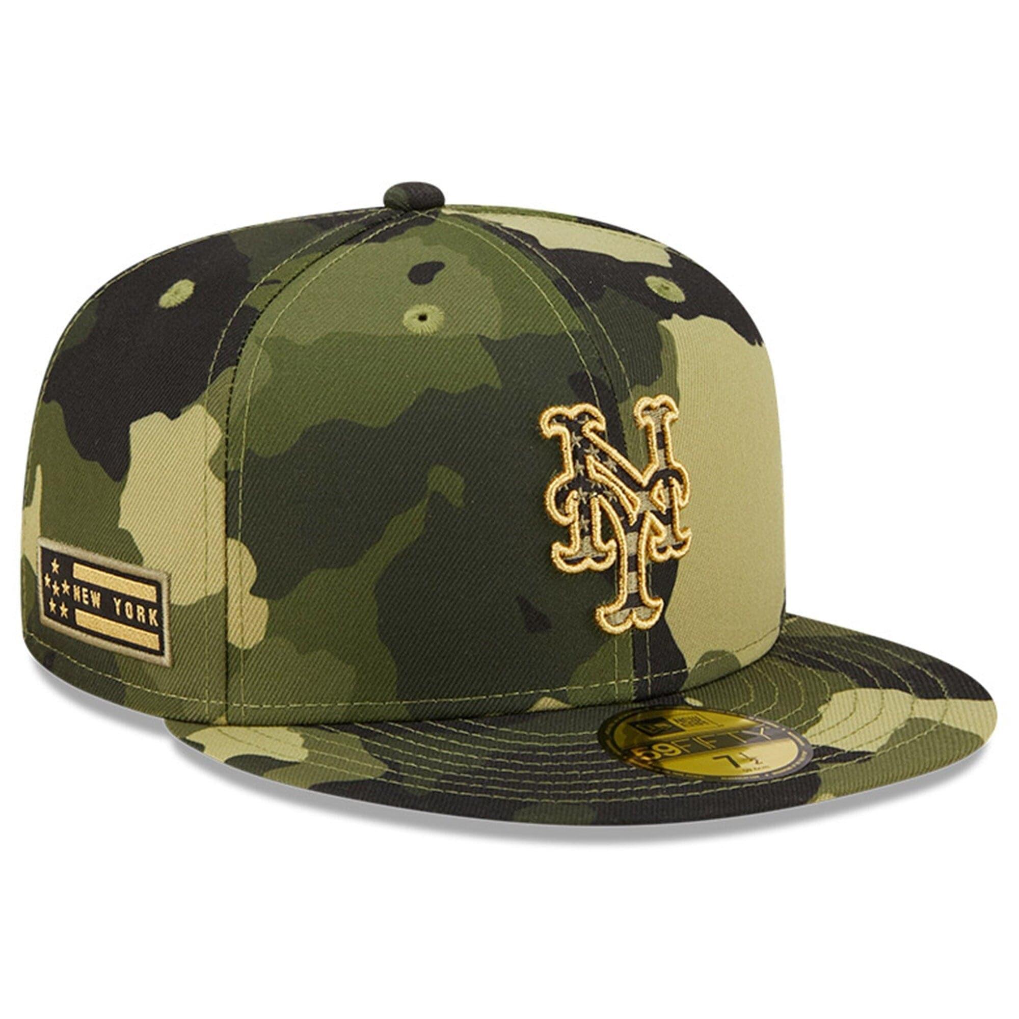 New Era Caps New York Mets New Era MLB 2022 Armed Forces 59FIFTY Fitted Hat - Camo