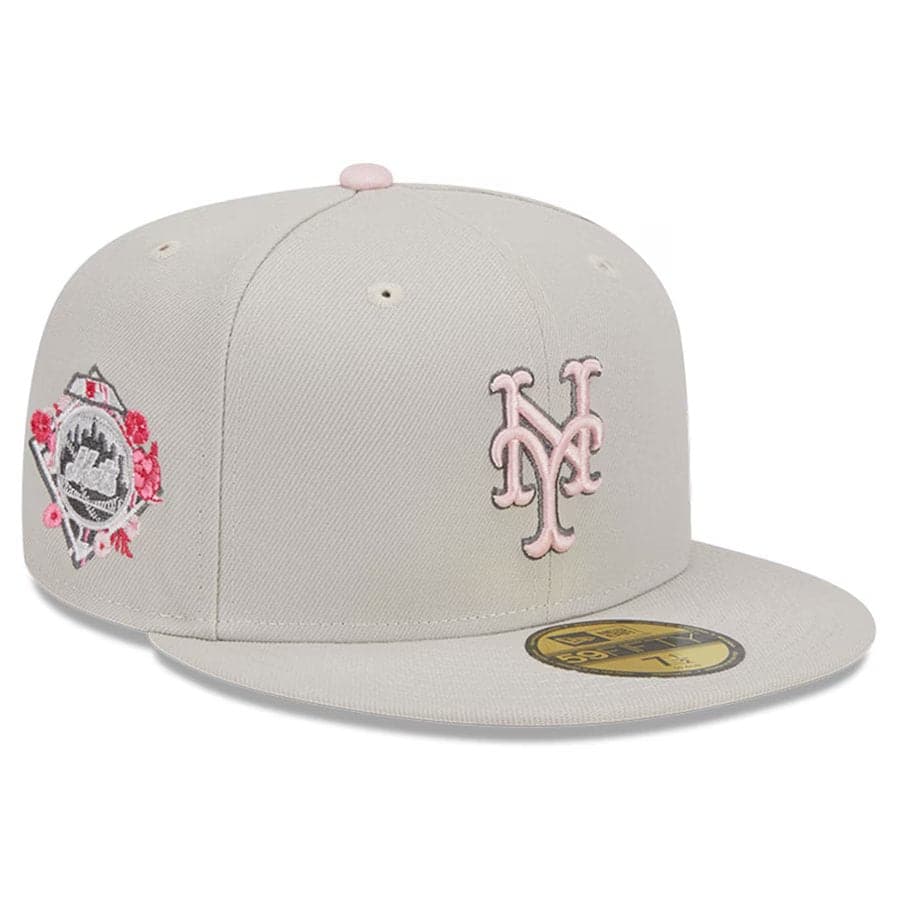 New Era Caps New York Mets New Era MLB 23 Mothers Day 59FIFTY Fitted Hat - Stone