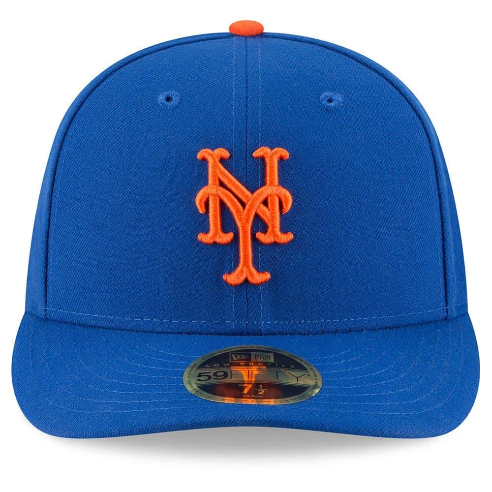 New Era Caps New York Mets New Era MLB AC On-Field Game Low Profile 59FIFTY Fitted Hat - Blue