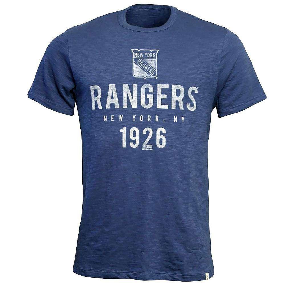 47 Brand T-Shirts New York Rangers '47 NHL Origin Scrum T-Shirt - Blue