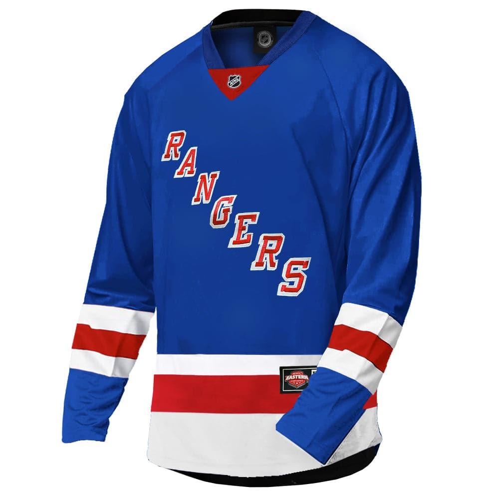 Majestic Athletic Jerseys New York Rangers Majestic NHL Fan Replica Jersey - Blue