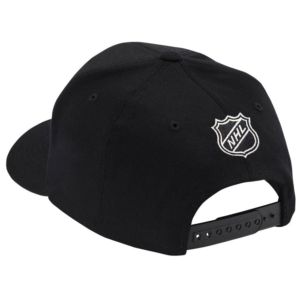 NHL Branded Caps New York Rangers NHL Team Logo 110 Curve Snapback Hat - Black
