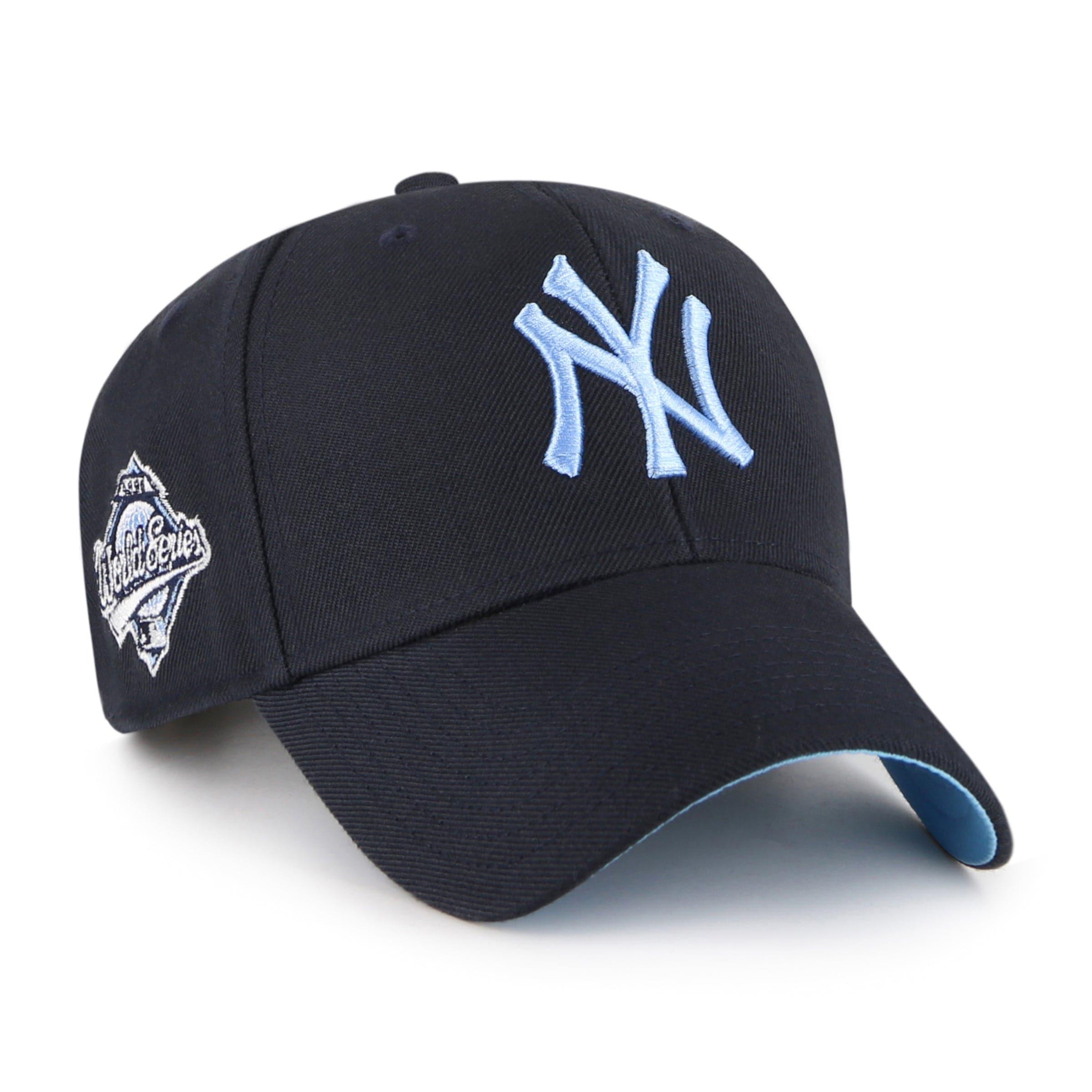 47 Brand Caps New York Yankees '47 MLB Blue World Series Patch MVP Snapback Hat - Navy