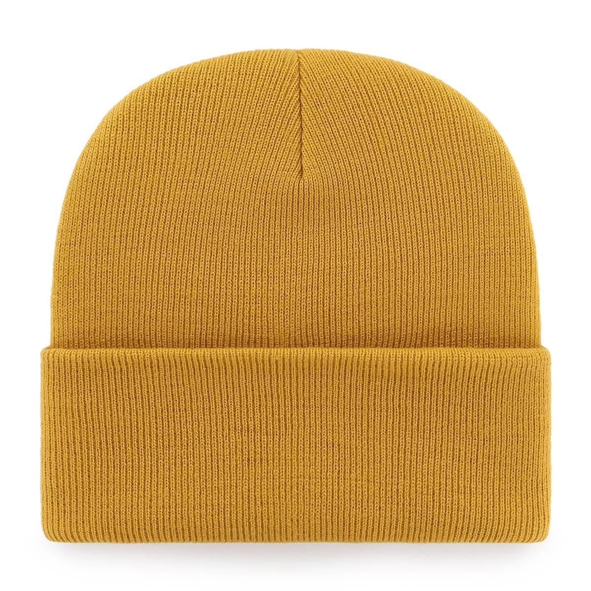 47 Brand Beanies New York Yankees '47 MLB Haymaker Raised Cuff Knit Beanie - Wheat