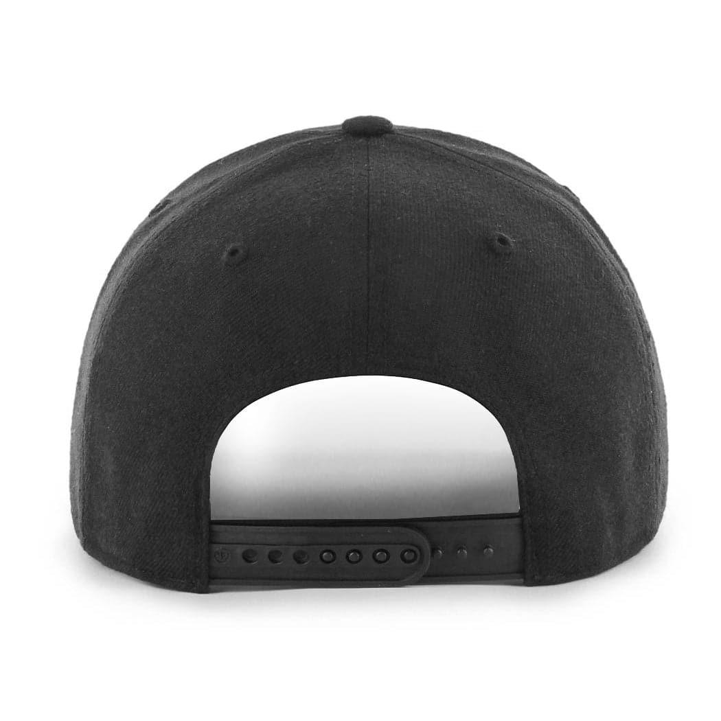 47 Brand Caps New York Yankees '47 MLB Metallic Cold Zone MVP DP Pre-Curved Snapback Hat - Black